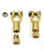 2 pieces Brass Straight Compression Nut Battery Terminal Quick Clamp Repair - $10.39