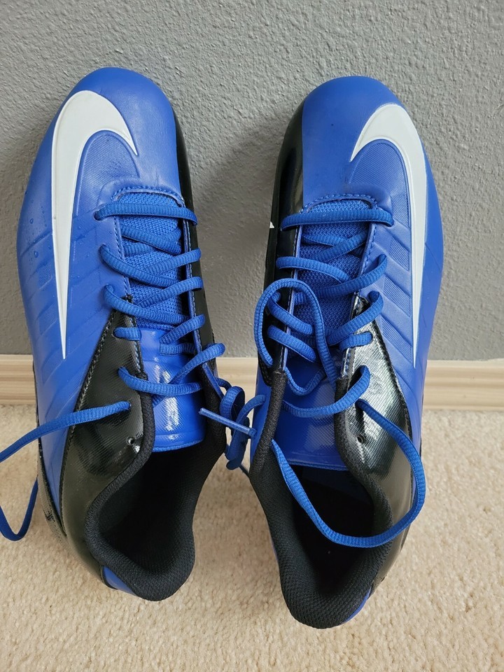New Nike Vapor Strike Low D 511336-411 Blue Football Cleats Shoes Men&#39;s 9.5 - $59.39