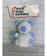 Edie Creations Polly Plush Playthings Terry Cloth Plush Stuffed Bear Whi... - £54.52 GBP