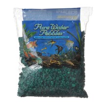 Pure Water Pebbles Aquarium Gravel - Emerald Green 2 lbs (3.1-6.3 mm Grain) - £41.55 GBP