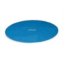 Intex 11 Foot Easy Set/ Metal Frame Swimming Pool Solar Tarp Cover, Blue - £36.33 GBP