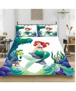 4pc. Disney&#39;s Little Mermaid Twin Full Queen 400TC Polyester Comforter Set - £133.53 GBP+