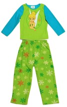 Tinker Bell Disney Micro Fleece Pajamas Sleepwear Set Toddler&#39;s Sz. 3T Or 4T - £11.88 GBP+