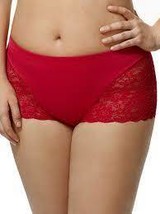 Elila 3311 Stretch Lace Red Cheeky Panty ~ M-5XL - £26.48 GBP