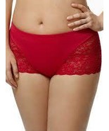 Elila 3311 Stretch Lace Red Cheeky Panty ~ M-5XL - $47.86 CAD