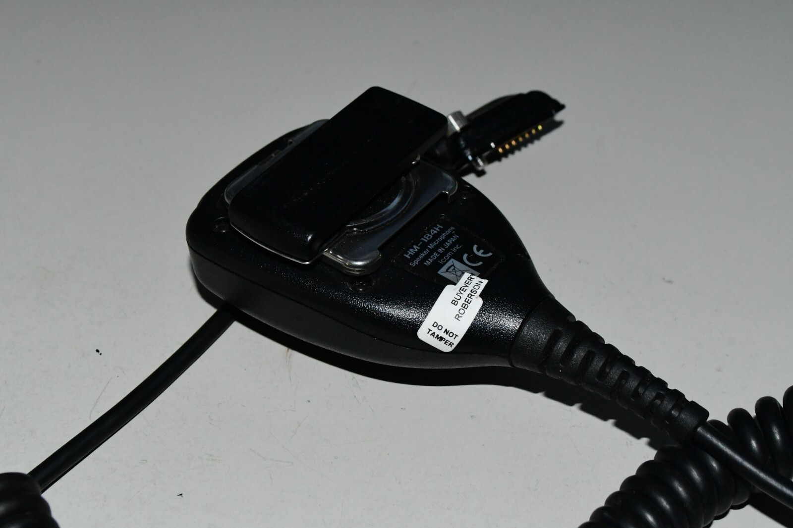 Icom HM-184H 14-pin Waterproof Speaker Microphone Mic OEM ORIGINAL RARE MINT W4C Item image 5