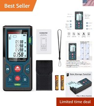 Precision Laser Measure 328ft/100m - Switchable Ft/In/M with 2 Bubble Le... - $952.78 MXN