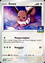EEVEE Promo 063/S-P GYM Stamp Pokemon TCG Indonesia Free shipping - £19.98 GBP