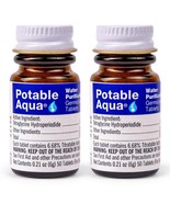 Potable Aqua Water Purification Tablets, Portable And Effective Water, Blue - $38.95