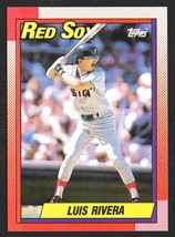 Boston Red Sox Luis Rivera 1990 Topps Baseball Card #601 nr mt - £0.39 GBP