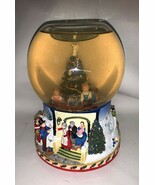 PartyLite P7655 Christmas Morning Musical Tealight Snow Globe 2002 Edition - $33.94 CAD