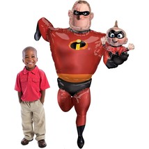 Mr. Incredible Life Size Foil Mylar Balloon Birthday Party Supplies 67&quot; Tall New - £7.86 GBP