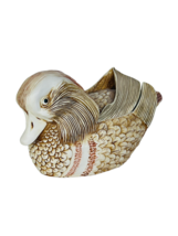 Harmony Kingdom box figurine Lord Byron Garden vtg England Drakes Fancy Duck egg - £46.89 GBP