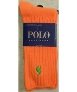 Ralph Lauren  Men&#39;&#39;s Orange Green Horse Design Casual Socks Sz 8-12 - €12,18 EUR