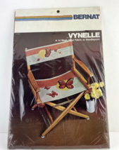 Bernat  Butterfly Director &#39;s Chair Cover Needlepoint Model T5005 - £29.88 GBP