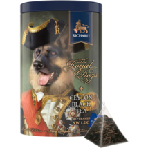 King Shepherd Richard Royal Dogs Ceylon Black Tea 20 Pyramids Gift Tin Edition - £7.62 GBP