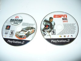 Sony Play Station 2 PS2 Lot | Nascar Chase For The Cup 2005 | Espn Nhl 2K5 - $5.94