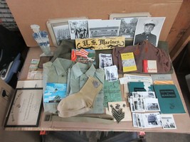 Vintage Lot World War II Era Korean War USMC Sergeant Uniform Photos Mem... - $1,482.94