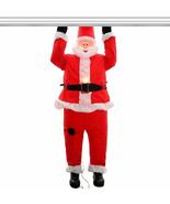 Inflatable Air Blown-Funny ROOF Hanging Santa-Christmas Outdoor Yard Dec... - £94.20 GBP