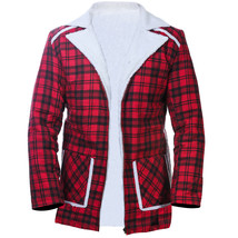 BRAND NEW MEN'S DEADPOOL RED SHEARLING COAT - $94.99