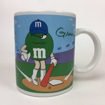 Galerie M&amp;M’s  Coffee Tea Mug Cup Green Baseball Yellow Basketball 2002 Used - £6.33 GBP