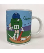 Galerie M&amp;M’s  Coffee Tea Mug Cup Green Baseball Yellow Basketball 2002 ... - £6.22 GBP