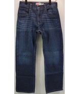 Boys Levi&#39;s 505 Straight Leg Denim Dark Blue Jeans - Size 16 Reg - 28 x 28 - £9.49 GBP