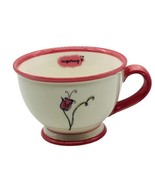 Starbucks 2006 Inspiring Pink Flower Coffee Mug Tea Cup 10 ounce Ceramic - £9.59 GBP