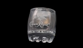 Crown Royal single shot glass. Etched-glass branding. - £19.93 GBP