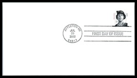 2002 US FDC Cover - 83 Cent Edna Ferber Stamp, Appleton, Wisconsin H18 - $2.96