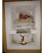 Heritage House Christmas Cardinal Porcelain Music Box, Silver Bells new ... - £23.34 GBP