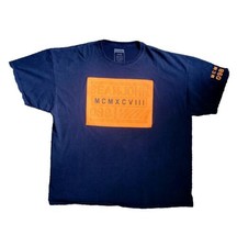 Sean John Mcmxcviii Men’s 3XB 3XL Blue Orange T-Shirt Hip-Hop Y2K Streetwear - £7.83 GBP