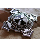 RARE TEUTONIC KNIGHTS VINTAGE DESIGN CROSS SILVER CHRISTIANITY PIN MEDAL... - £18.35 GBP