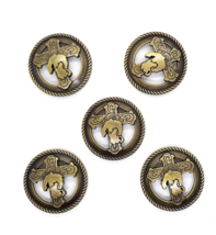 Praying Cowboy With Horse - Kneeling At Cross Conchos 1 3/8&quot; Five Count - £7.84 GBP
