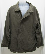 Men&#39;s Green BARACUTA Quilted Lining Zip Up Winter Jacket Size XL - £77.12 GBP