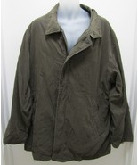 Men&#39;s Green BARACUTA Quilted Lining Zip Up Winter Jacket Size XL - £77.43 GBP
