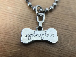 Sydney Love Silvertone Vtg 90s Style Metal Ball Chain Dog Collar Bone Necklace - £29.08 GBP