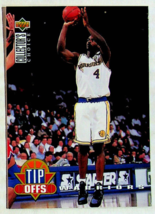 1994-95 Upper Deck Collector&#39;s Choice Chris Webber #174 Basketball Tip Off - £1.59 GBP
