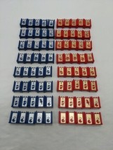 1986 Stratego Blue And Red Player Board Game Replacement Pieces - $19.60