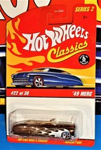 Hot Wheels Classics Series 2 #22 &#39;49 Merc Convertible Dark Gold w/ BFG5SPs - £4.66 GBP