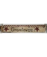 Graniteware Old Fashioned Looking Hanging Sign Barn Wooden Decoration De... - £28.17 GBP