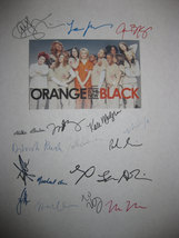 Orange is the new Black Signed Tv Script Screenplay x18 Autographs Taylor Schill - £16.11 GBP