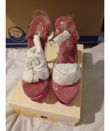 Women&#39;s Size 6 Pink Clear High Pump  - $41.14 CAD