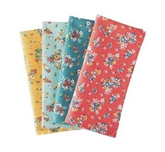 Pioneer Woman ~ Rose Ditsy ~ Multicolor Floral Pattern Fabric Napkin ~ 1... - £20.68 GBP