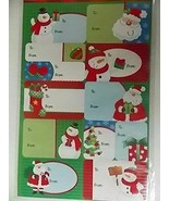 Christmas Wrap Gift Tags - Peel &amp; Stick - to &amp; from Labels for Presents ... - £5.52 GBP