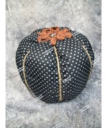 Cute Polka Dot Decorative Pumpkin Halloween Decor Small Plush Decoration... - $255.81 MXN