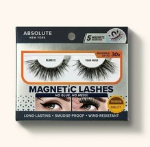 Absolute Ny Reusable Long Lasting Magnetic Lashes #ELMG12 - £4.39 GBP