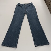 St. John's Bay Women's Blue Stretch Secretly Slender Bootcut Denim Jeans Size 4S image 11