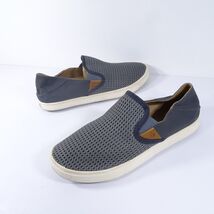 OluKai Women's Pehuea Shoe Size 8.5 Slip On Loafer Flats Light Gray Conv... - $18.00