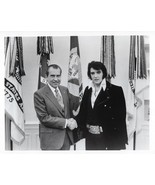 ELVIS PRESLEY &amp; PRESIDENT RICHARD NIXON 8X10 PHOTO MUSIC PICTURE ROCK N ... - £3.94 GBP